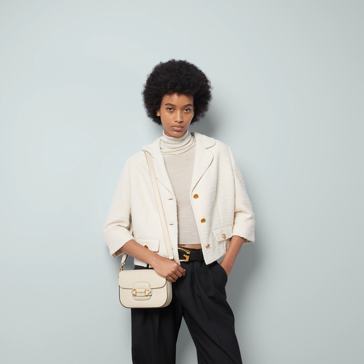 658574.18YSG.9068.004.100.0000.Light Gucci Horsebit 1955 mini bag
